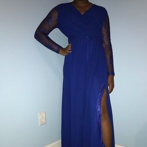 Navy Blue Summery Maxi Dress